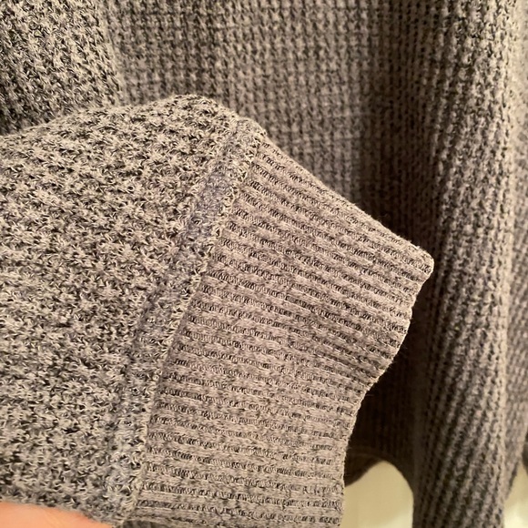 Cozy Gray Women's Henley Longsleeve - Picture 6 of 8